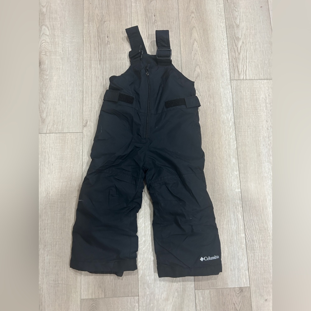 Columbia Black Insulated Snow Bib Size 2